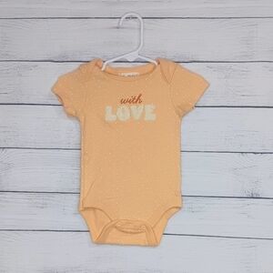 KIT + PEARL "With love"‎ YELLOW POLKA DOT ONSIE 3/6 M